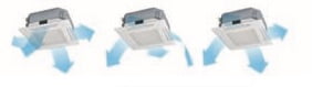 Split Cassette Inverter Bomba de calor control independiente