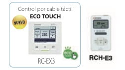 Split conductos Inverter Bomba de calor control por cable